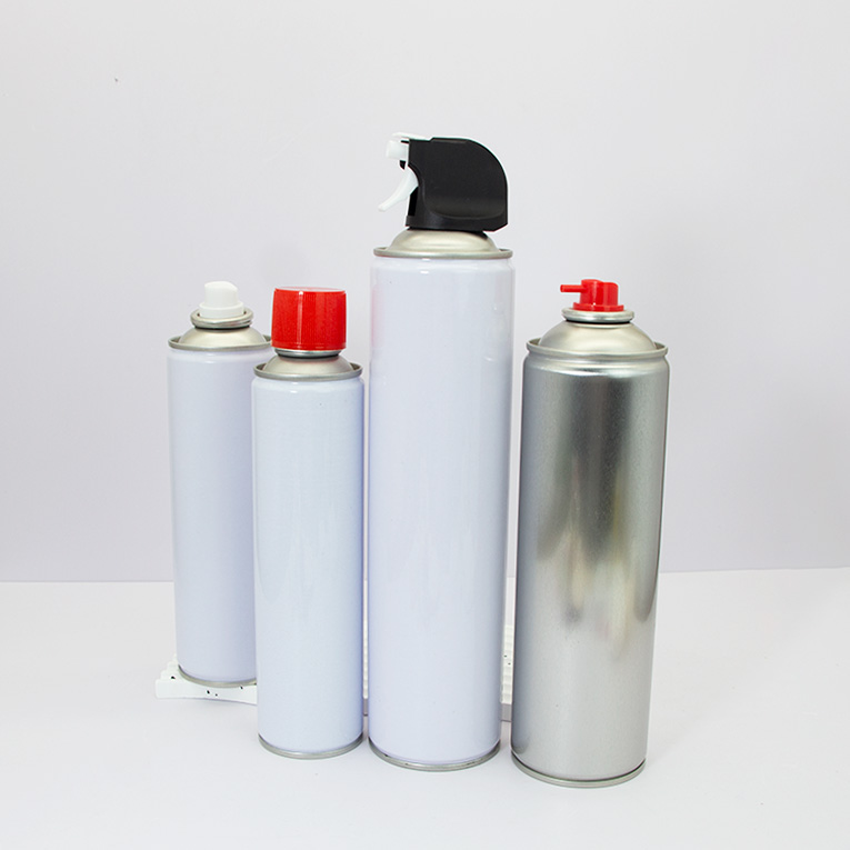 Empty Spray Aerosol Tin Can