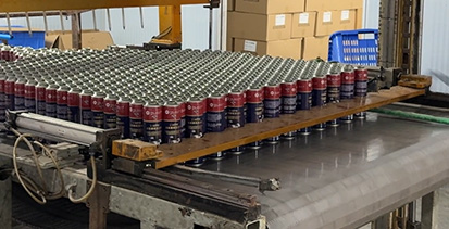 How are aerosol cans produced?