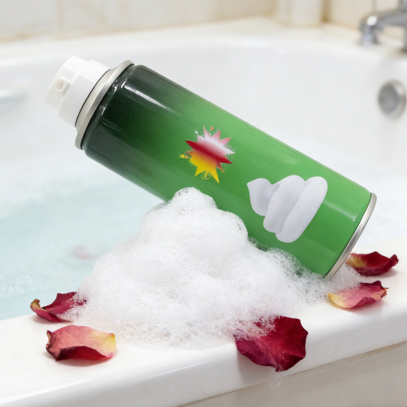 empty foam spray can